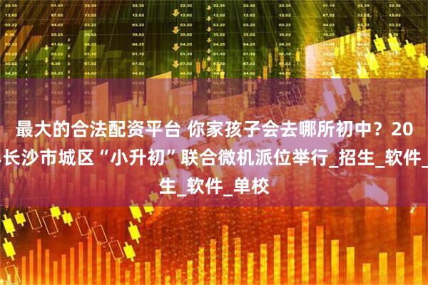 最大的合法配资平台 你家孩子会去哪所初中？2025年长沙市城区“小升初”联合微机派位举行_招生_软件_单校