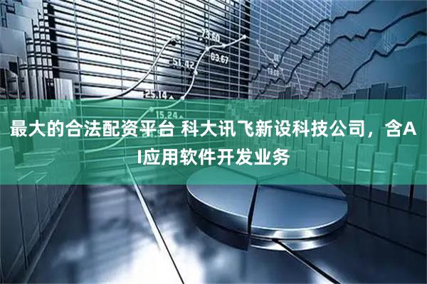 最大的合法配资平台 科大讯飞新设科技公司，含AI应用软件开发业务