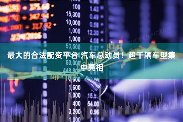 最大的合法配资平台 汽车总动员！超千辆车型集中亮相